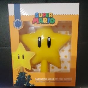 Super Mario star tree topper